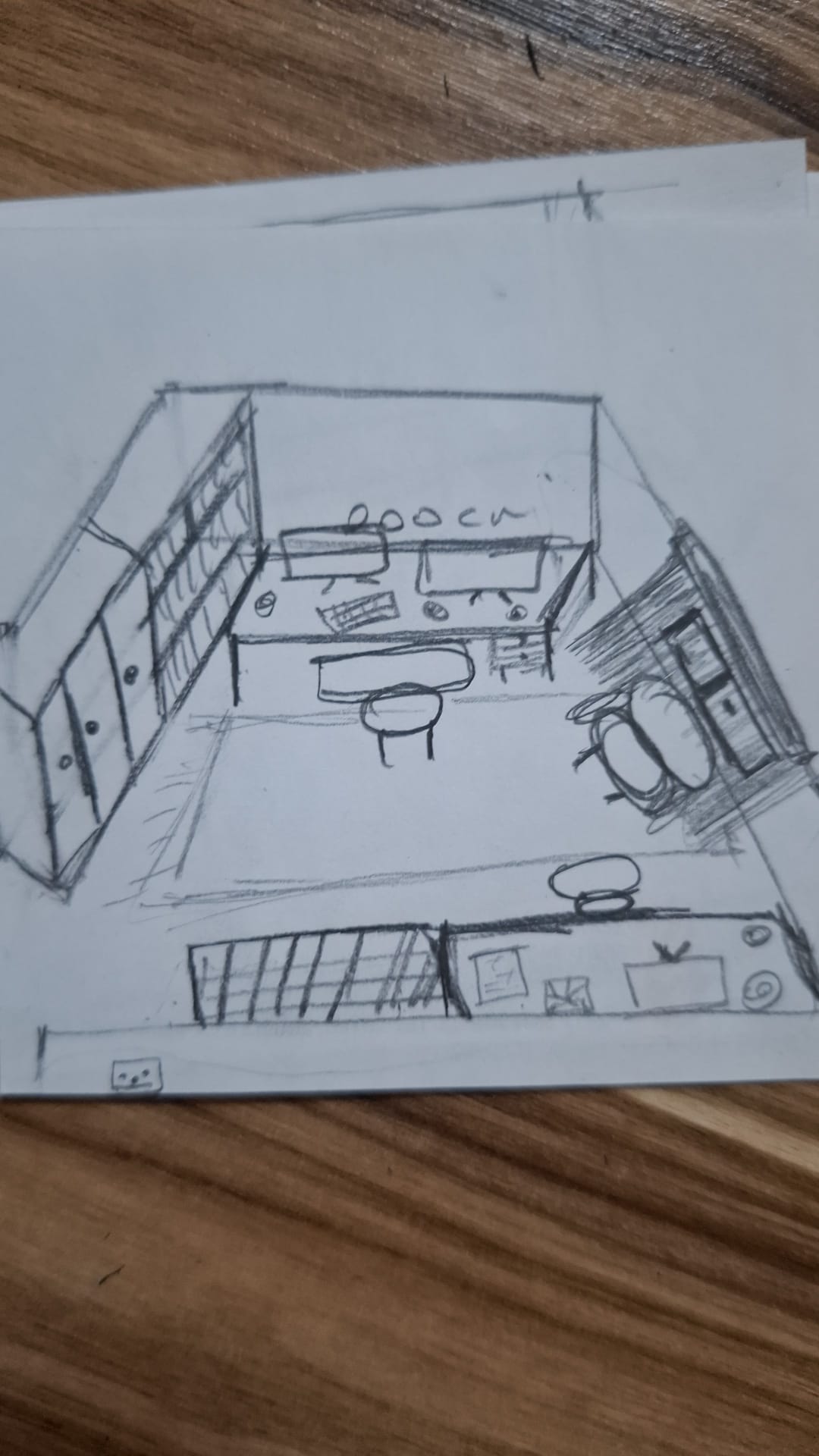 Çalışma Odası Plan Çizimi